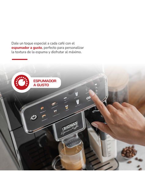 Cafetera Espresso Automática SupremaKaffee TH-175DEML-5