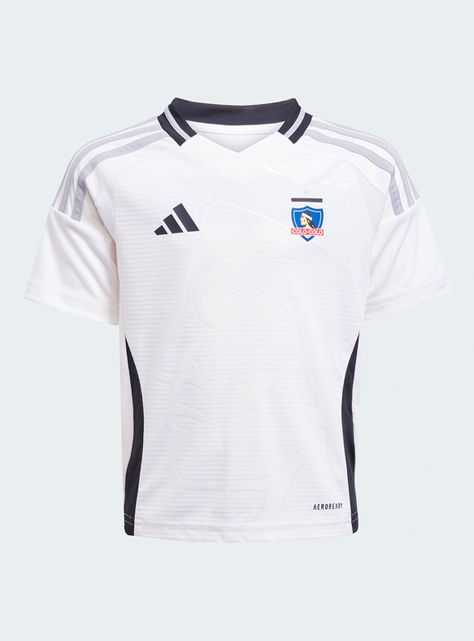 Conjunto de Fútbol Camiseta -Short Jr Local Colo Colo 2025-3