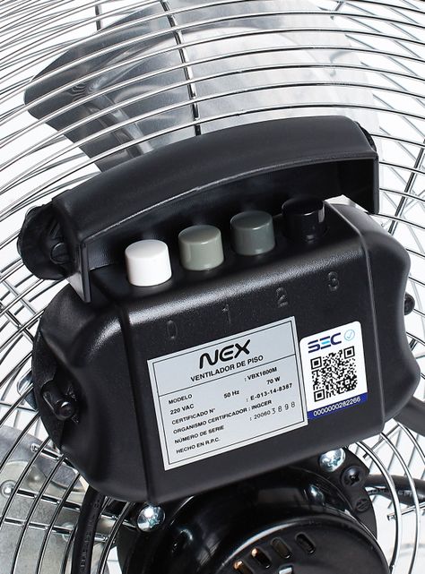 Ventilador de Sobremesa 16" Box Silver VBX1600M-4