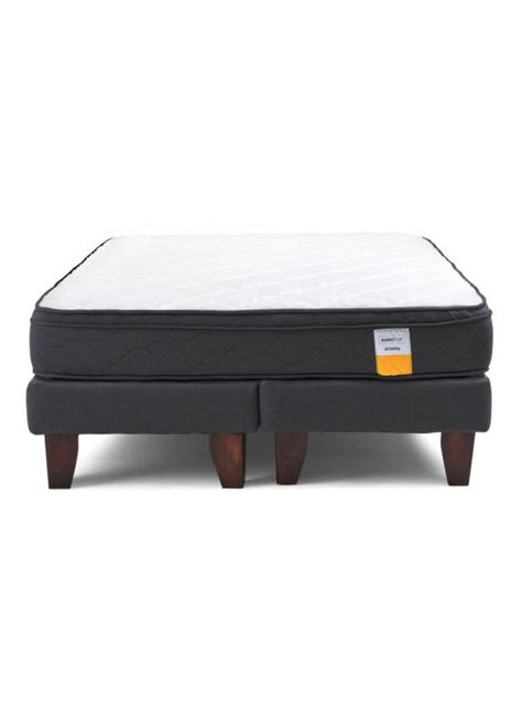 Cama Europea 2 Plazas Base Dividida 150 x 190 cm-1