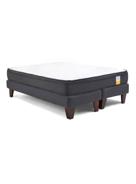 Cama Europea 2 Plazas Base Dividida 150 x 190 cm-2