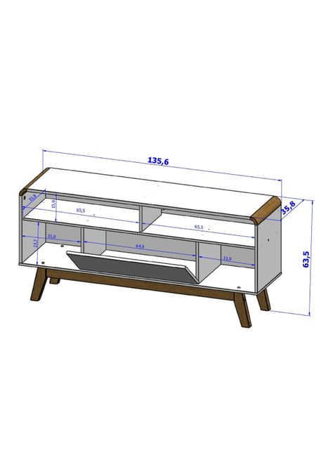 Rack TV 55" Lazuli-1