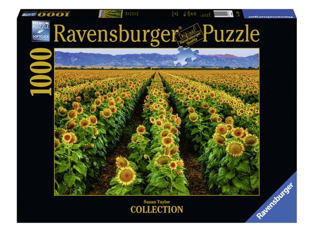 Ravensburger Puzzle Campo de Girasoles 1000 Piezas Caramba-0