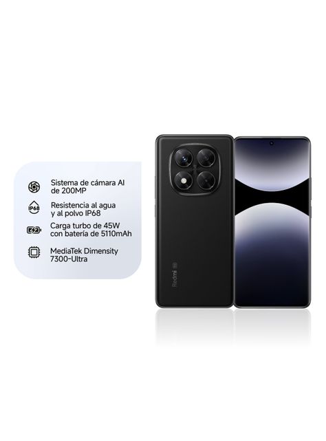Smartphone Redmi Note 14 Pro 5G 256GB 6.6" Liberado Negro + Sound Pocket-4