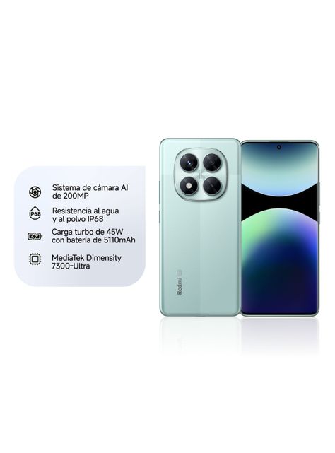 Smartphone Redmi Note 14 Pro 5G 256GB 6.6" Verde Liberado-4