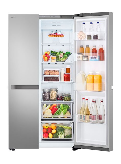 Refrigerador Side by Side No Frost 658 Litros GS66BPY Plata-4
