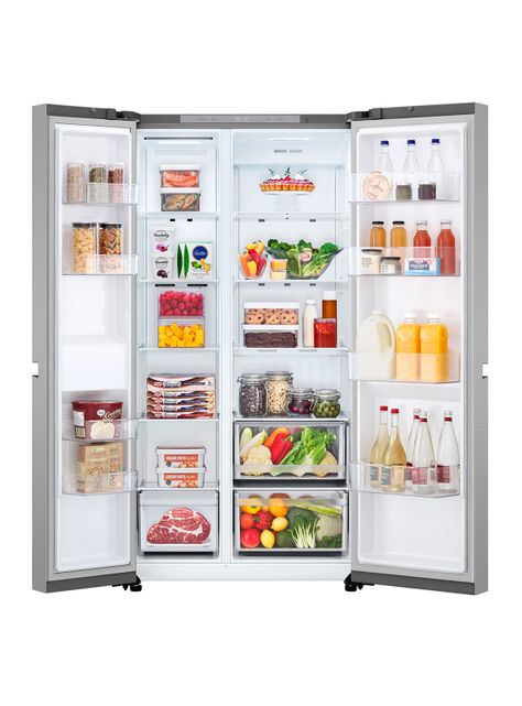 Refrigerador Side by Side No Frost 658 Litros GS66BPY Plata-2