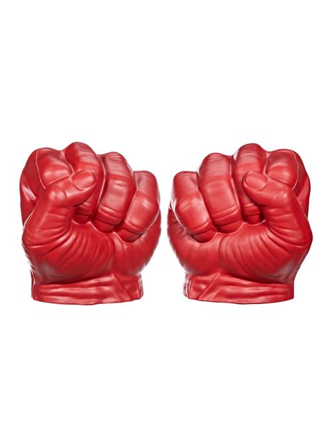 Guante Marvel Avengers Super Puños Hulk Rojo-0