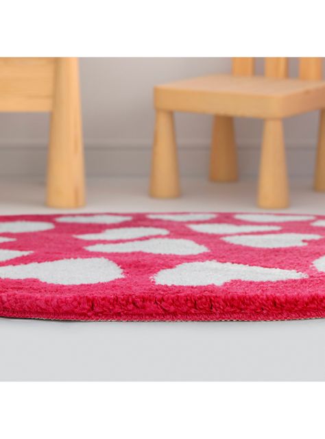 Alfombra Infantil 100 x 100 cm Kids D1 Rosado-5