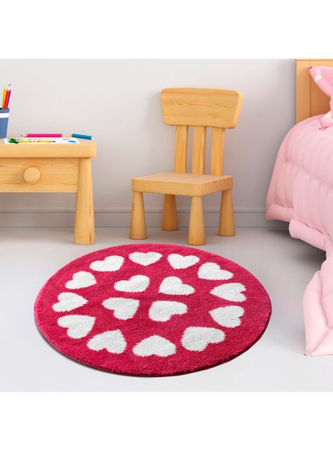 Alfombra Infantil 100 x 100 cm Kids D1 Rosado-1