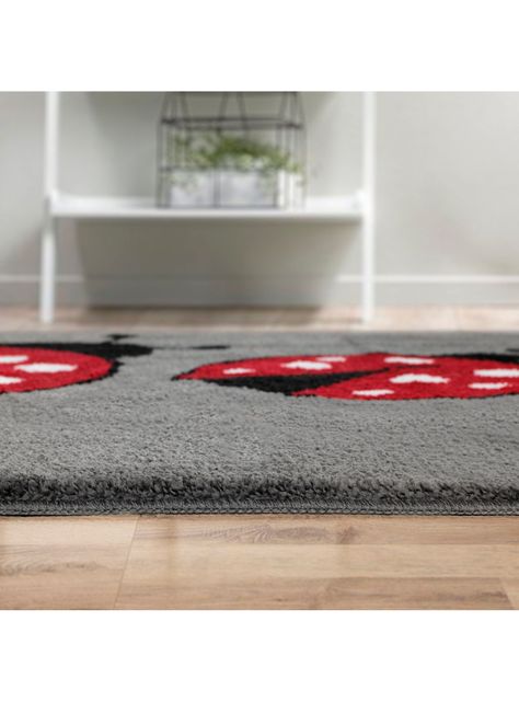 Alfombra Infantil 100 x 160 cm Kids Gris-5