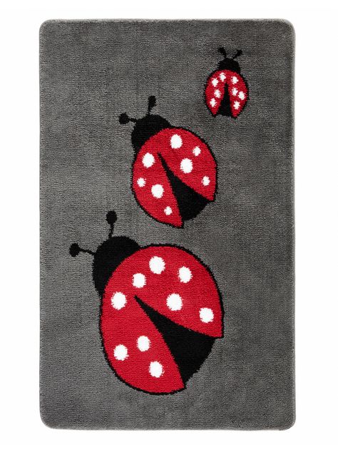 Alfombra Infantil 100 x 160 cm Kids Gris-0