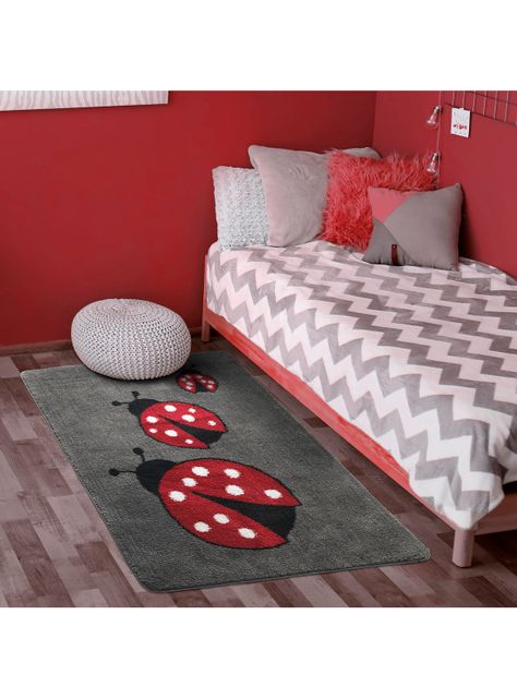 Alfombra Infantil 100 x 160 cm Kids Gris-1