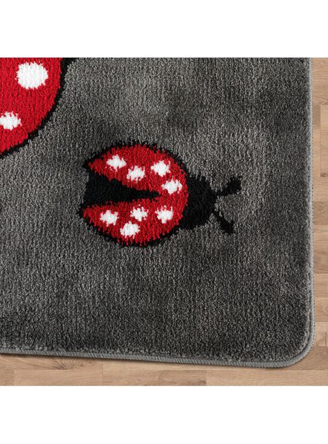 Alfombra Infantil 100 x 160 cm Kids Gris-4