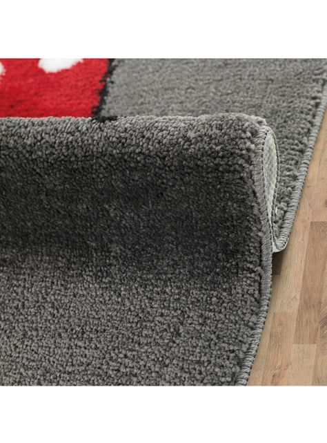 Alfombra Infantil 100 x 160 cm Kids Gris-2