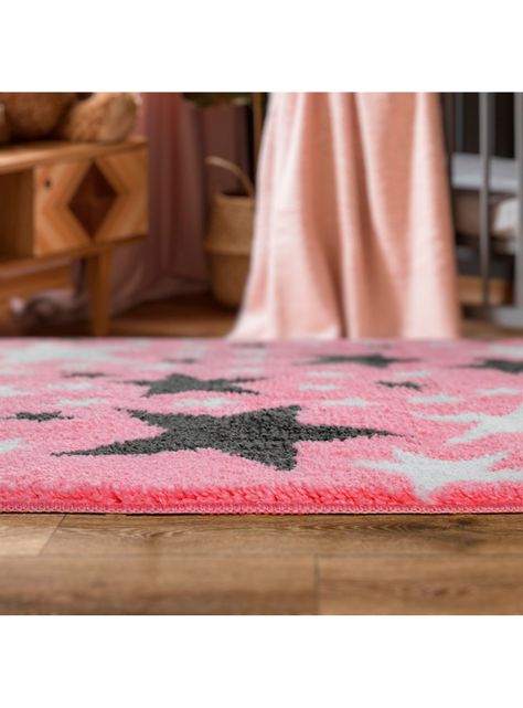 Alfombra Infantil 100 x 160 cm Kids Rosado-5