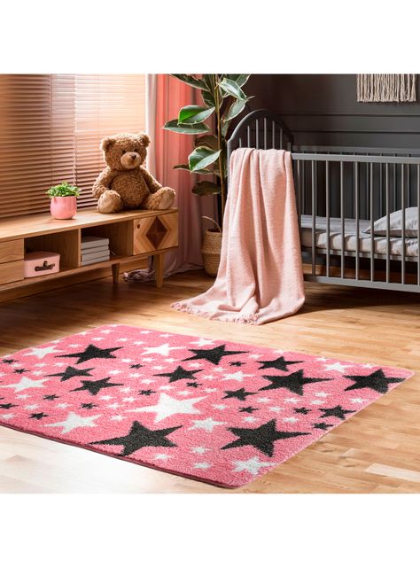 Alfombra Infantil 100 x 160 cm Kids Rosado-1