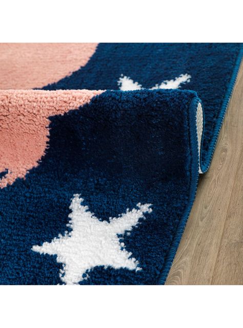 Alfombra Infantil 100 x 160 cm Kids Azul Marino-2