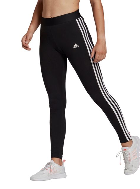 Calza Essentials Negro Mujer-0