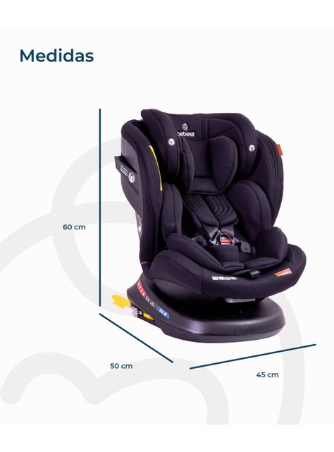 Silla de Auto Suprap 360 P Negro-1