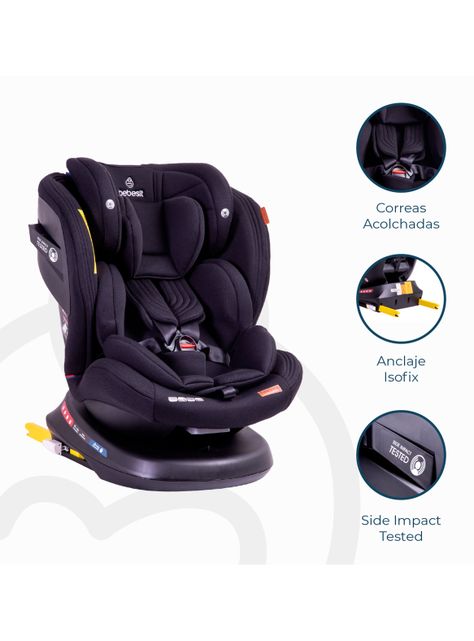 Silla de Auto Suprap 360 P Negro-2
