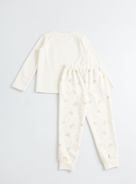 Pijama Niña 2 Piezas Largo Fleece Estampado-1