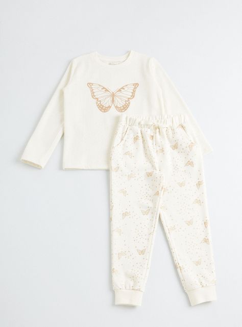 Pijama Niña 2 Piezas Largo Fleece Estampado-0