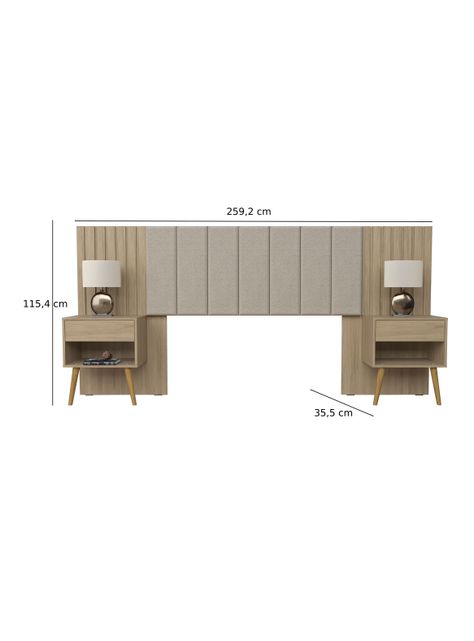 Set Respaldo Zara 2 Plazas Hanover-1