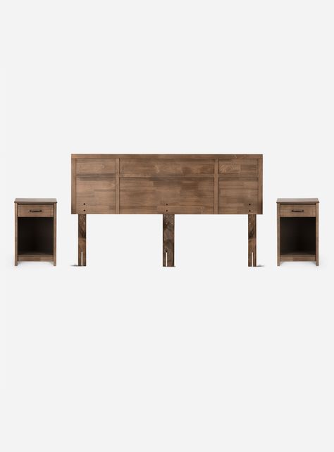 Cama Europea New Style 6 King + Set de Muebles Robin Tostado-1