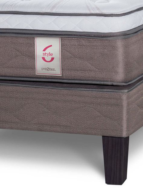 Cama Europea New Style 6 2 Plazas + Set de Muebles Issey Grafito-5