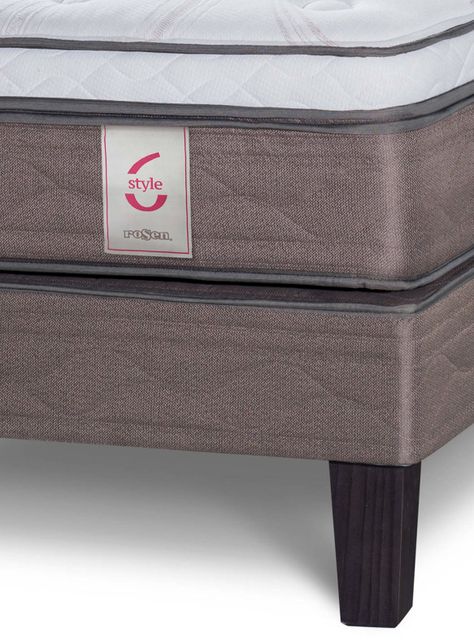 Cama Europea New Style 6 King + Set de Muebles Issey Grafito-5