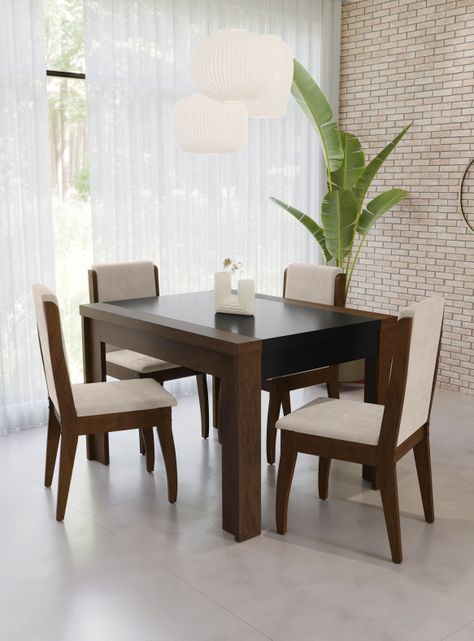 Juego de Comedor Lorenzi 4 Sillas Lorenzi-4