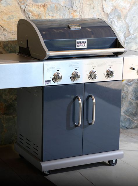 Parrilla a Gas Texas 4 Q + Quemador Lateral Infrarrojo-3