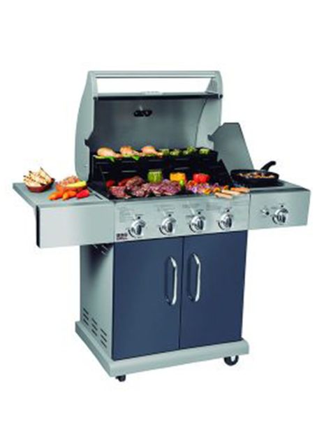 Parrilla a Gas Texas 4 Q + Quemador Lateral Infrarrojo-2
