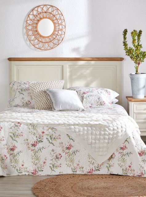 Quilt Sarah Miller 2 Plazas Floreado-4