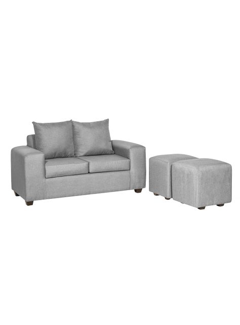 Living Kahlo Tela 2 Cuerpos + 2 Pouf-1