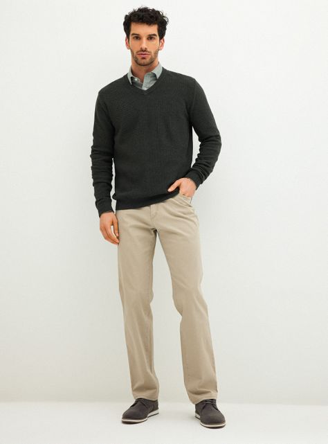 Sweater Regular Cuello V-3