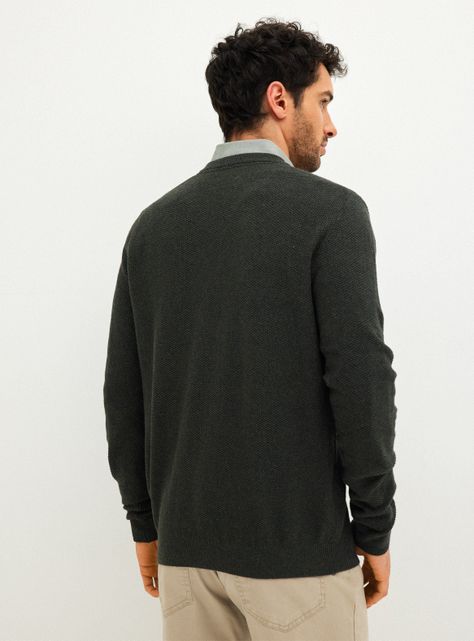 Sweater Regular Cuello V-1