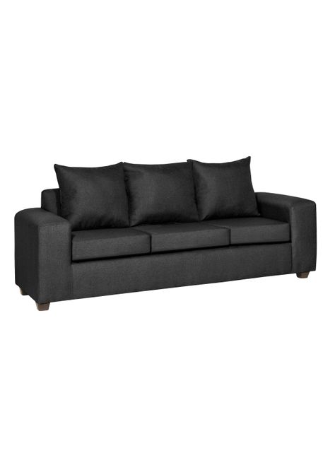 Sofá Kahlo Tela Negro 3C-2