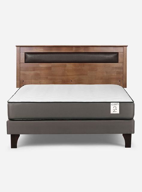 Cama Europea New Style 2 Plus 2 Plazas + Respaldo Ferrara-1