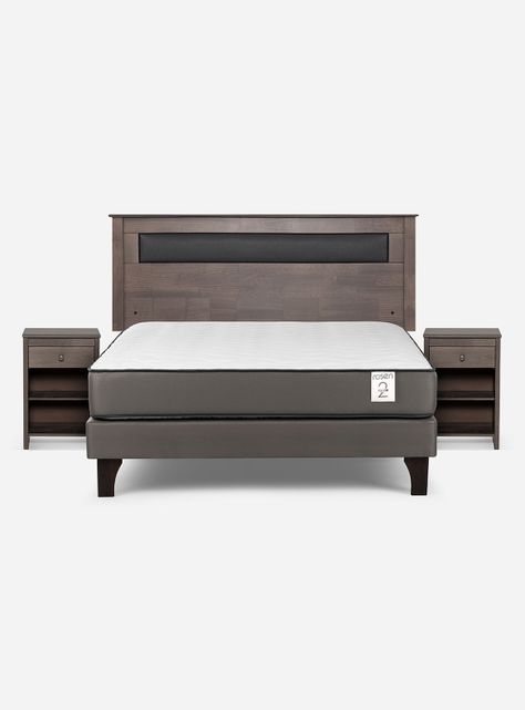 Cama Europea New Style 2 Plus 2 Plazas + Set de Muebles Ferrara-1