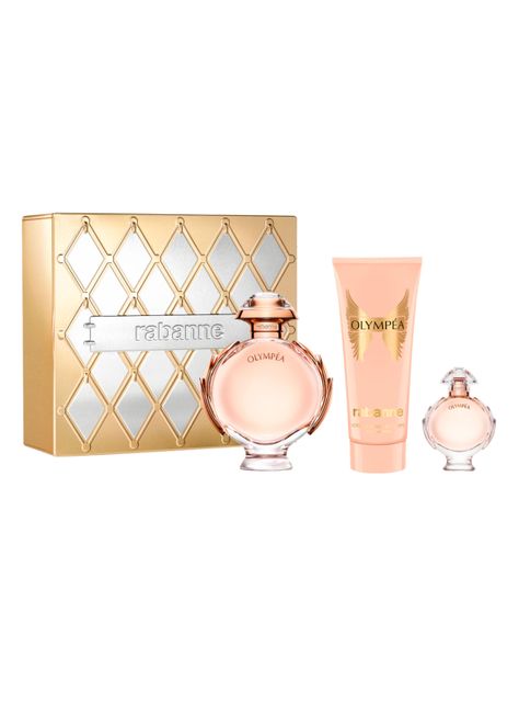Set Perfume Olympéa Rabanne EDP Mujer 80 ml + Sensual Loción Corporal 100 ml + Eau de Parfum 6 ml-1