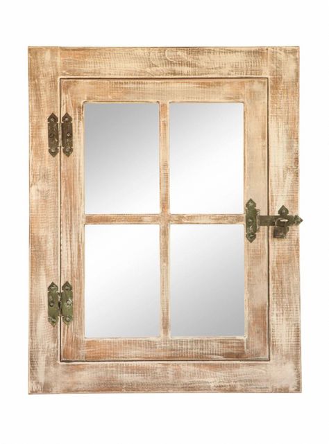 Espejo Ventana Calafquén Blanco 100 x 78 cm-0