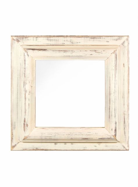 Espejo Vichuquen Blanco 45 x 45 cm-0