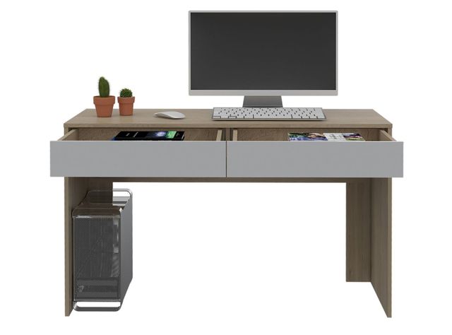 Escritorio TuHome Acre Rovere Blanco-2