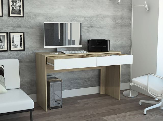 Escritorio TuHome Acre Rovere Blanco-4