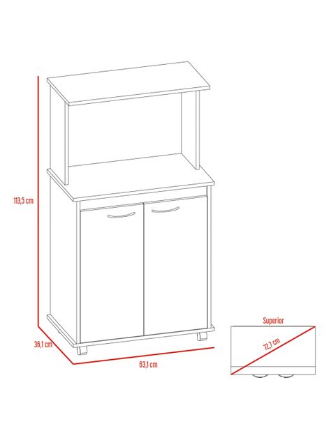 Mueble Cocina Kitchen 36 Beige TuHome-1