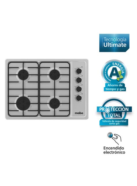 Kit Empotrable 11 Encimera CMG6044SD-1CL + Campana CM6045XV0 60 cm Acero Inoxidable-1