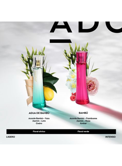 Set Perfume Agua Bambú Woman EDT 100ml + Body Lotion 75ml - Perfume Mujer-5