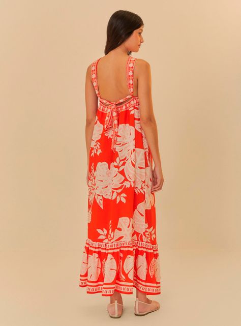 Vestido Halter Hojas-1